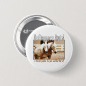 Badge Rond 5 Cm Règle des haflingers (Devant & derrière)