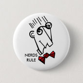 Badge Rond 5 Cm Règle Nerds (Devant)