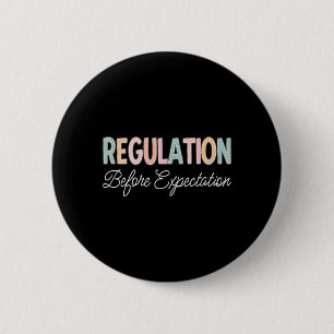 Badge Rond 5 Cm Réglementation avant attente