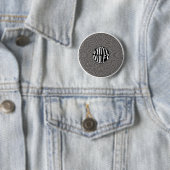 Badge Rond 5 Cm Règles de vinyle (En situation)
