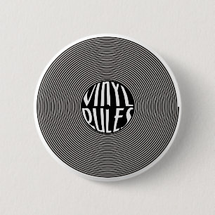 Badge Rond 5 Cm Règles de vinyle