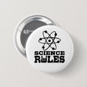 Badge Rond 5 Cm Règles scientifiques (Devant & derrière)
