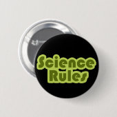 Badge Rond 5 Cm Règles scientifiques (Devant & derrière)