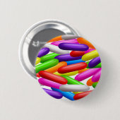 Badge Rond 5 Cm Réglisse (Devant & derrière)