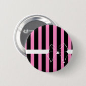 Badge Rond 5 Cm Réglisse de fraise (Devant & derrière)