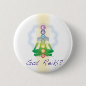 Badge Rond 5 Cm Reiki obtenu ? (Devant)