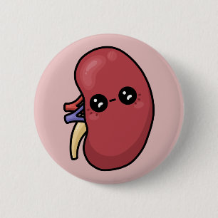 Badge Rond 5 Cm Rein mignon - Biologie humaine