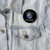 Badge Rond 5 Cm Réincarner Sur Une Planète Qui A Son Puits Ensembl (En situation)