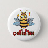 Badge Rond 5 Cm Reine des abeilles (Devant)