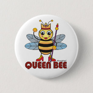 Badge Rond 5 Cm Reine des abeilles
