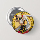 Badge Rond 5 Cm Reine des coeurs (Devant & derrière)