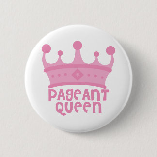 Badge Rond 5 Cm Reine du Pageant