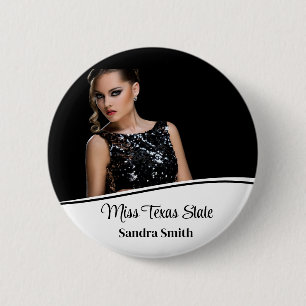 Badge Rond 5 Cm Reine du Pageant