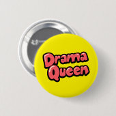Badge Rond 5 Cm Reine du théâtre (Devant & derrière)