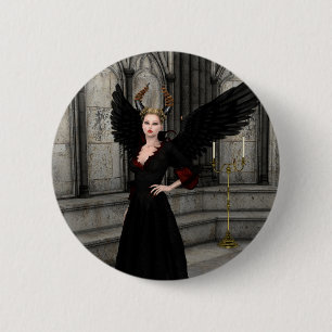 Badge Rond 5 Cm Reine Évil