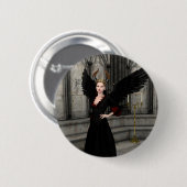 Badge Rond 5 Cm Reine Évil (Devant & derrière)