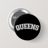 BADGE ROND 5 CM REINE, NYC (Devant & derrière)