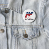Badge Rond 5 Cm Rejoignez la fête ! Bouton Interdiction (En situation)
