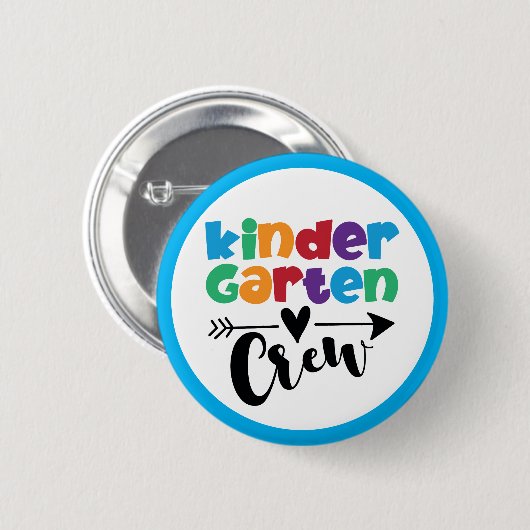 Badge Rond 5 Cm Rejoignez l'équipage ! Jardin d'enfants joli et co (Devant & derrière)