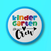Badge Rond 5 Cm Rejoignez l'équipage ! Jardin d'enfants joli et co
