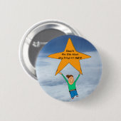 Badge Rond 5 Cm Rejoignez les étoiles... (Devant & derrière)