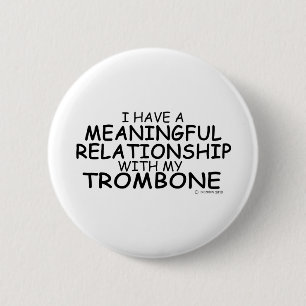 Badge Rond 5 Cm Relation significative Trombone