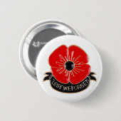 Badge Rond 5 Cm Remembrance Day (Devant & derrière)