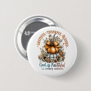 Badge Rond 5 Cm Remerciements Heureux Bénis
