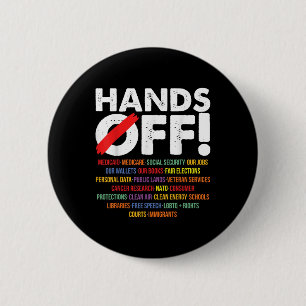 Badge Rond 5 Cm Remettez Ma Manifestation Pour L'Assurance Maladie