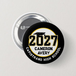 Badge Rond 5 Cm Remise des diplômes de la promotion 2027 de Letter