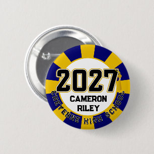 Badge Rond 5 Cm Remise des diplômes de la promotion 2027 de Letter