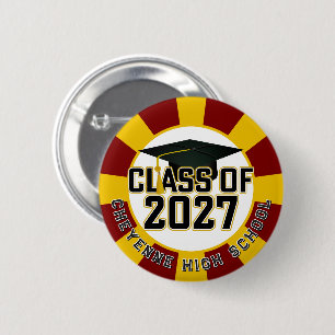 Badge Rond 5 Cm Remise des diplômes de la promotion 2027 de Letter