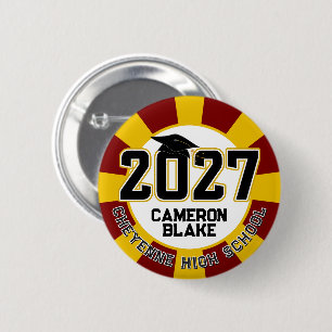 Badge Rond 5 Cm Remise des diplômes de la promotion 2027 de Letter