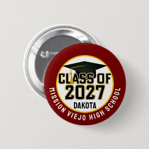 Badge Rond 5 Cm Remise des diplômes de la promotion 2027 de Letter