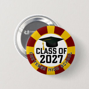 Badge Rond 5 Cm Remise des diplômes de la promotion 2027 de Letter