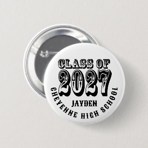 Badge Rond 5 Cm Remise des diplômes de la promotion 2027 de Wester