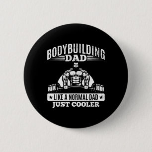 Badge Rond 5 Cm Remise En Forme Daddy Entraînement Fitness Gym Bod