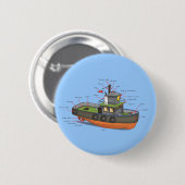 Badge Rond 5 Cm Remorqueur (Devant & derrière)