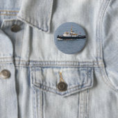 Badge Rond 5 Cm Remorqueur turc à Istanbul (En situation)