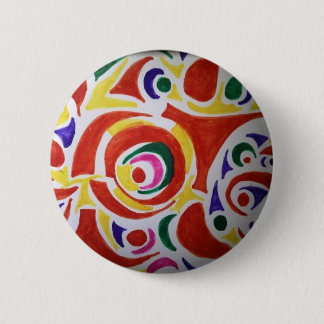 Badge Rond 5 Cm Remous de hippie