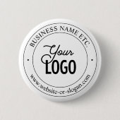Badge Rond 5 Cm Remplacement et personnalisation faciles du logo | (Devant)