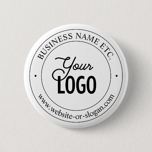 Badge Rond 5 Cm Remplacement et personnalisation faciles du logo | (Devant)