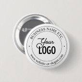 Badge Rond 5 Cm Remplacement et personnalisation faciles du logo | (Devant & derrière)