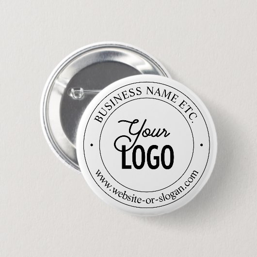Badge Rond 5 Cm Remplacement et personnalisation faciles du logo | (Devant & derrière)
