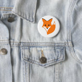 Badge Rond 5 Cm Renard (En situation)