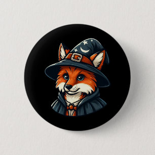 Badge Rond 5 Cm Renard magique - Assistant Imaginaire
