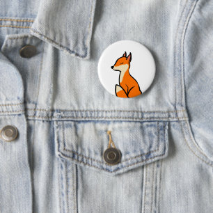 Badge Rond 5 Cm Renard personnalisable
