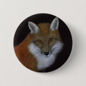 Badge Rond 5 Cm Renard rouge (Devant)