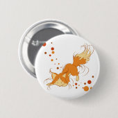Badge Rond 5 Cm Renarde (Devant & derrière)