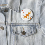 Badge Rond 5 Cm Renarde (En situation)